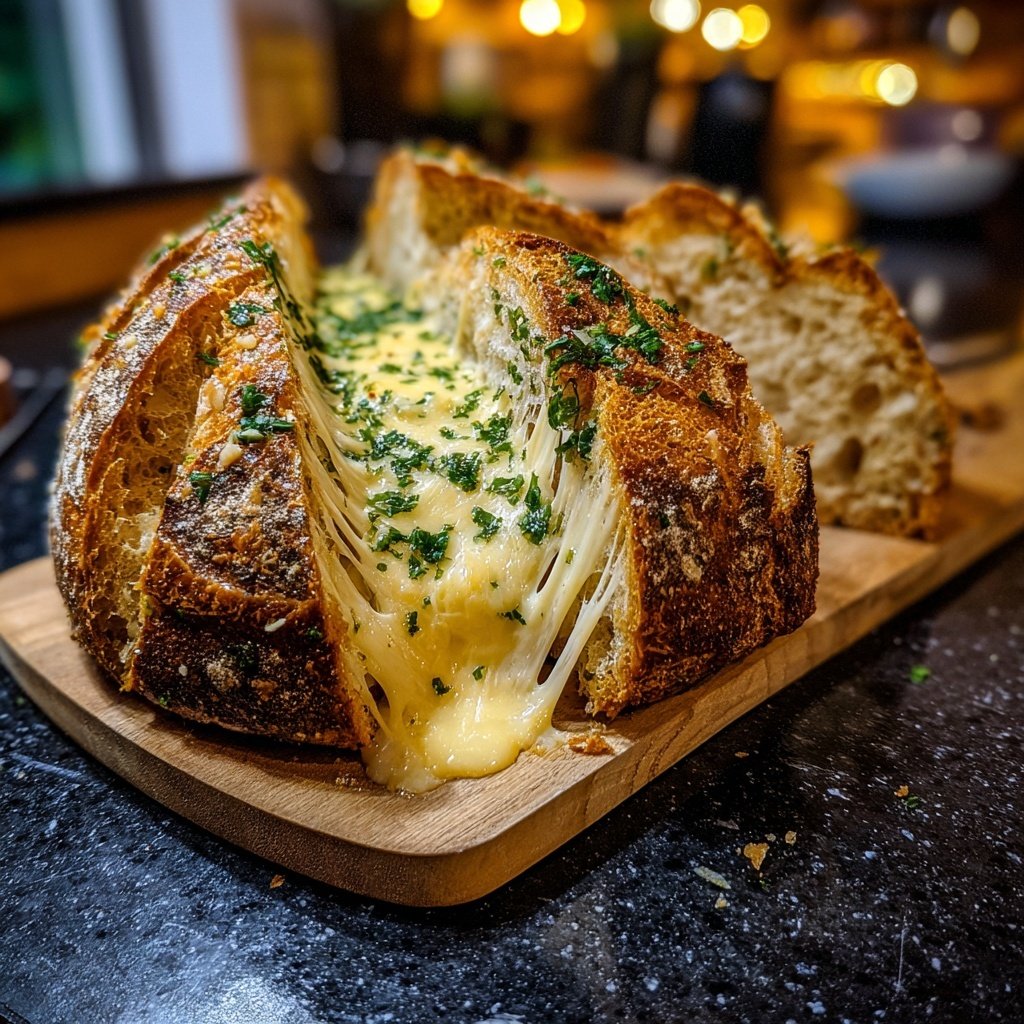 Zupfbrot Mit Schmand Dip