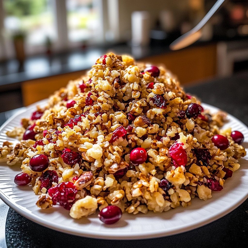 Herbstlicher Getreidesalat mit Cranberries